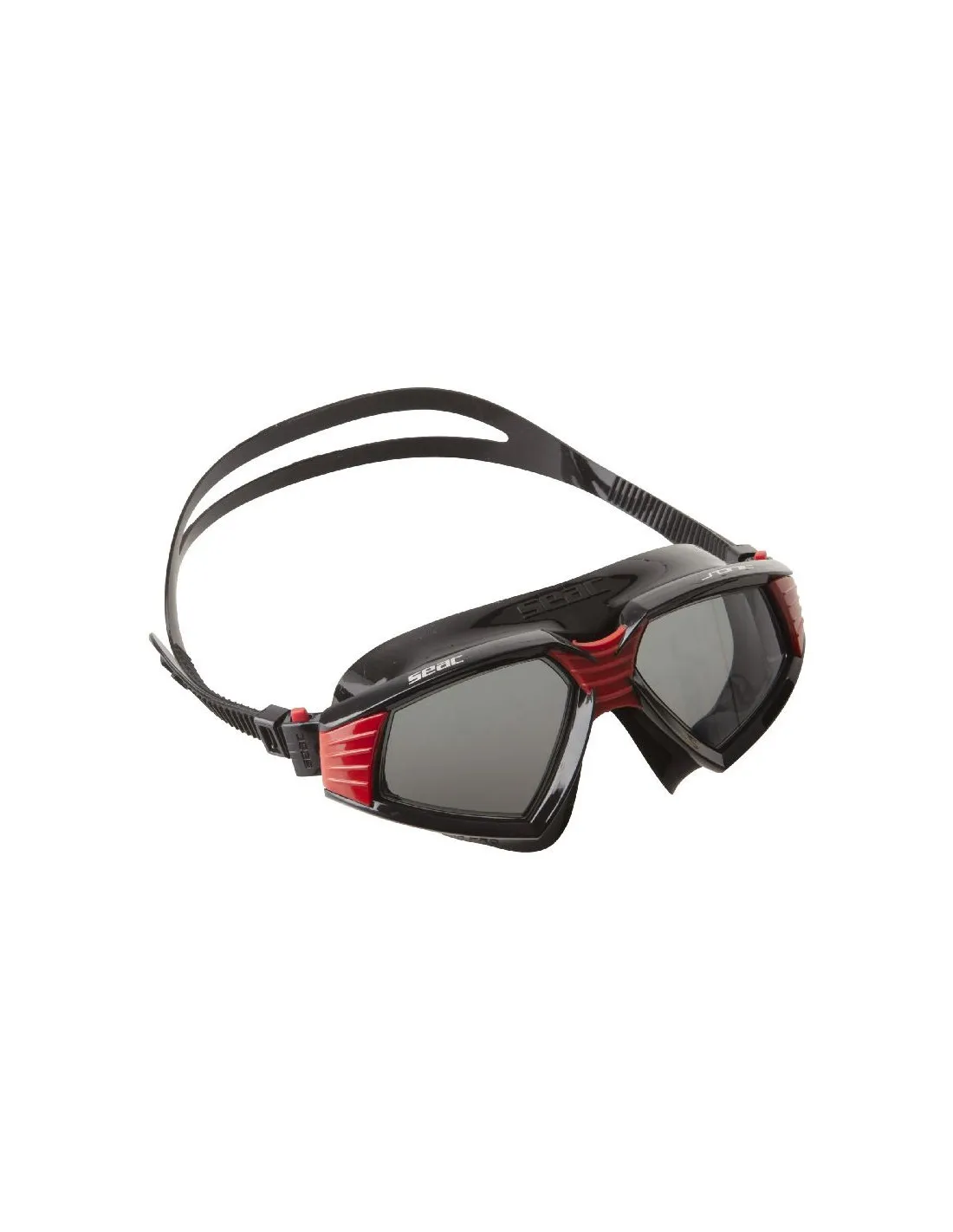 Gafas de Piscina Seac Sonic Negro/Rojo