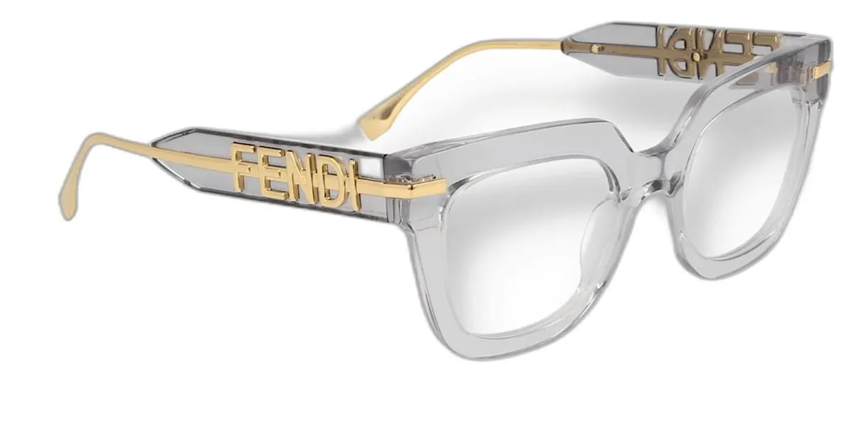 Gafas graduadas Fendigraphy en material de acetato Dorado 