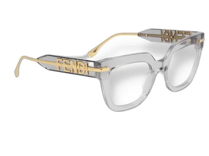 Gafas graduadas Fendigraphy en material de acetato Dorado 