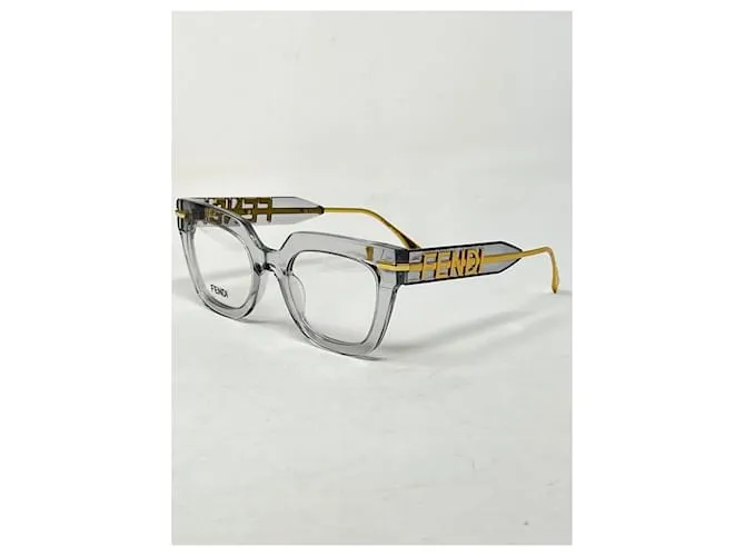 Gafas graduadas Fendigraphy en material de acetato Dorado 