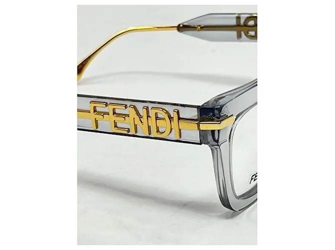 Gafas graduadas Fendigraphy en material de acetato Dorado 