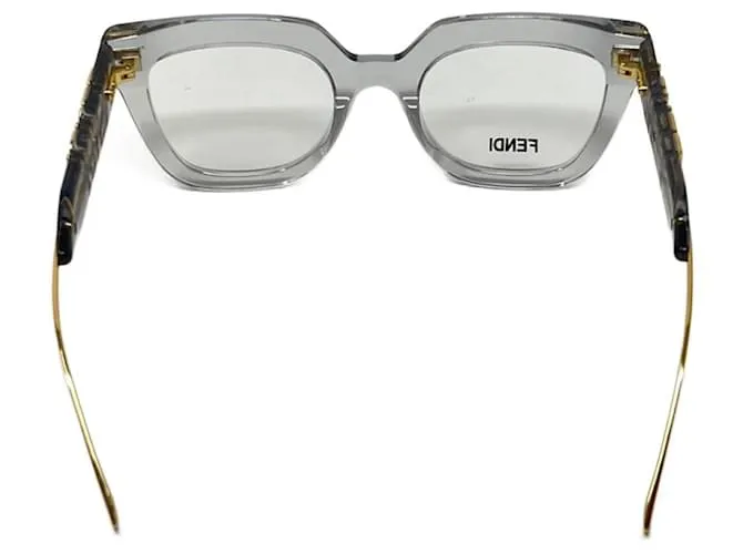 Gafas graduadas Fendigraphy en material de acetato Dorado 