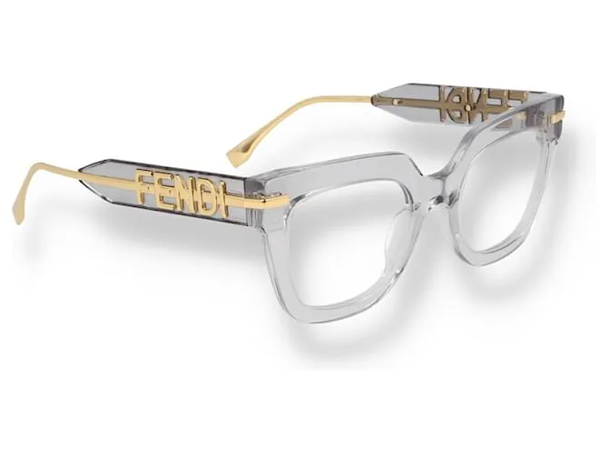 Gafas graduadas Fendigraphy en material de acetato Dorado 