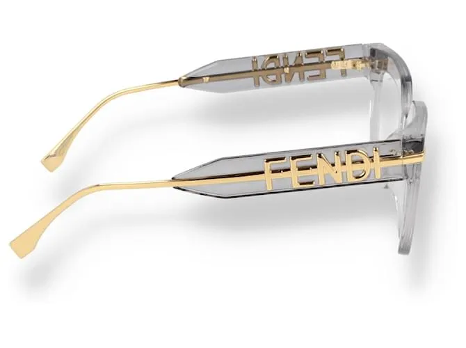 Gafas graduadas Fendigraphy en material de acetato Dorado 