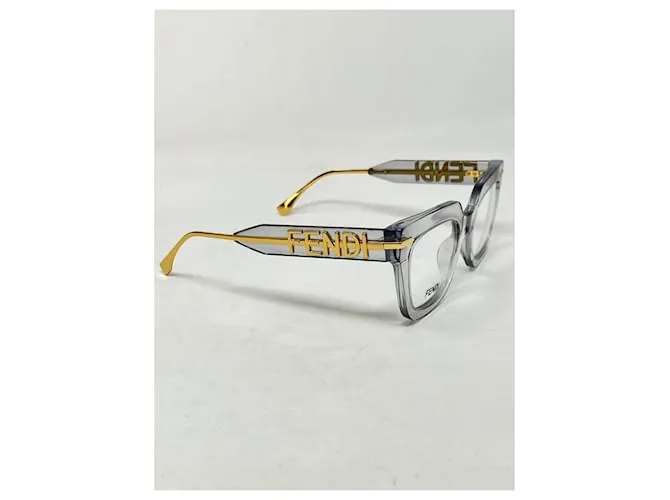 Gafas graduadas Fendigraphy en material de acetato Dorado 