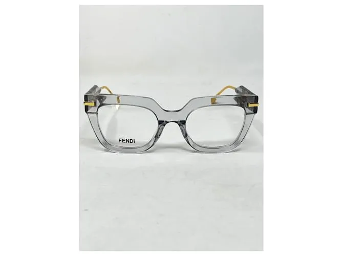 Gafas graduadas Fendigraphy en material de acetato Dorado 