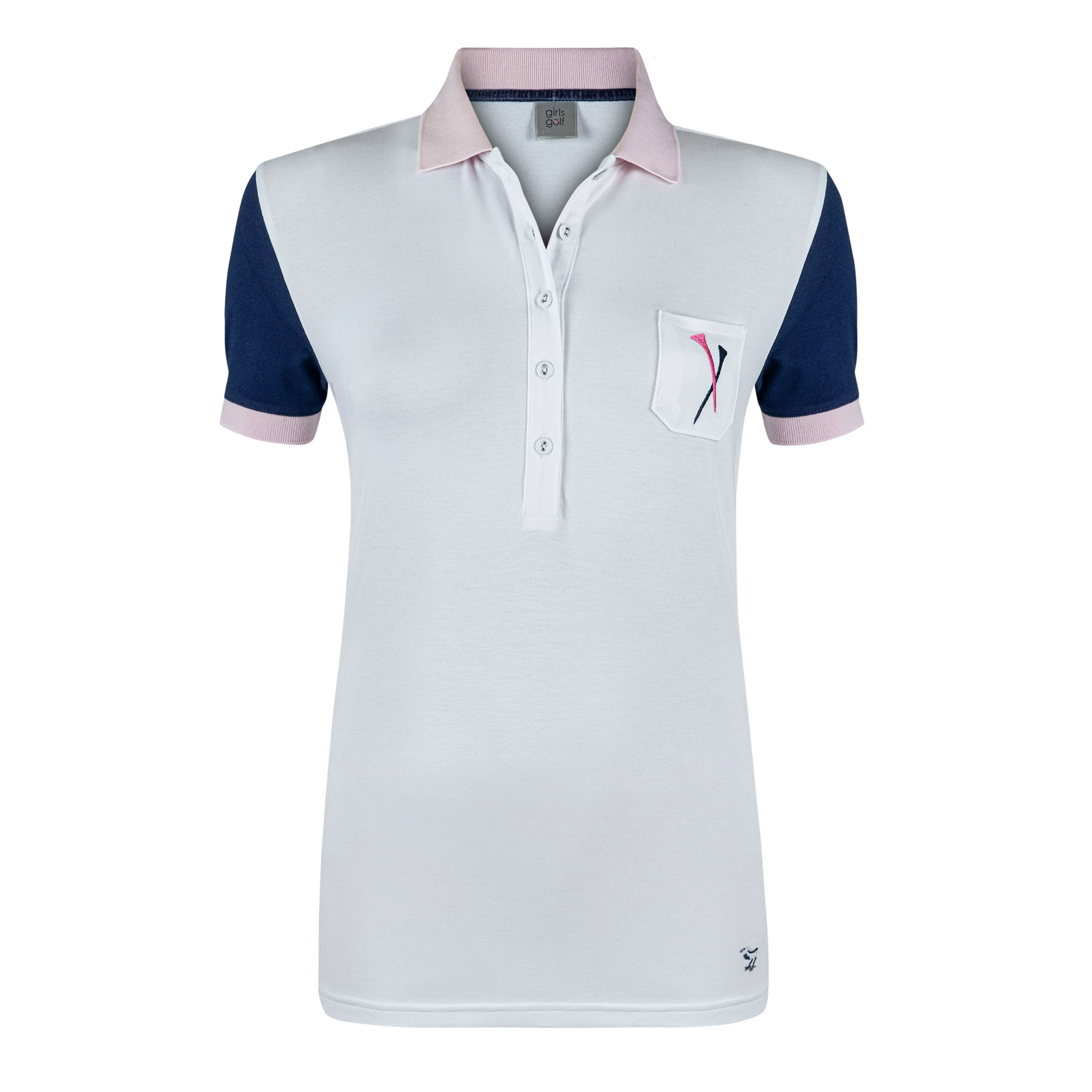 Girls Golf Tee Time Polo Damen