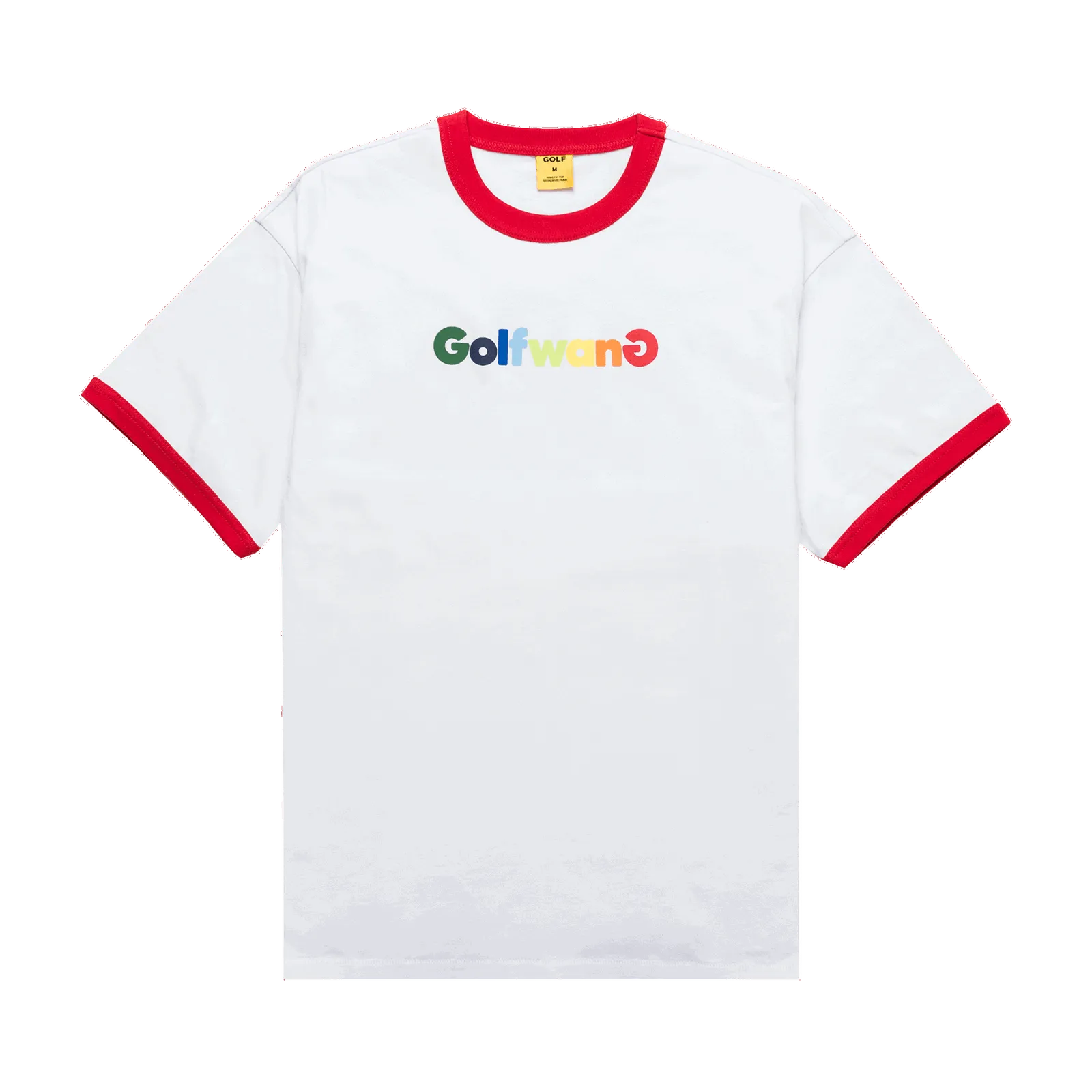 GOLF WANG Happy Logo Ringer Tee