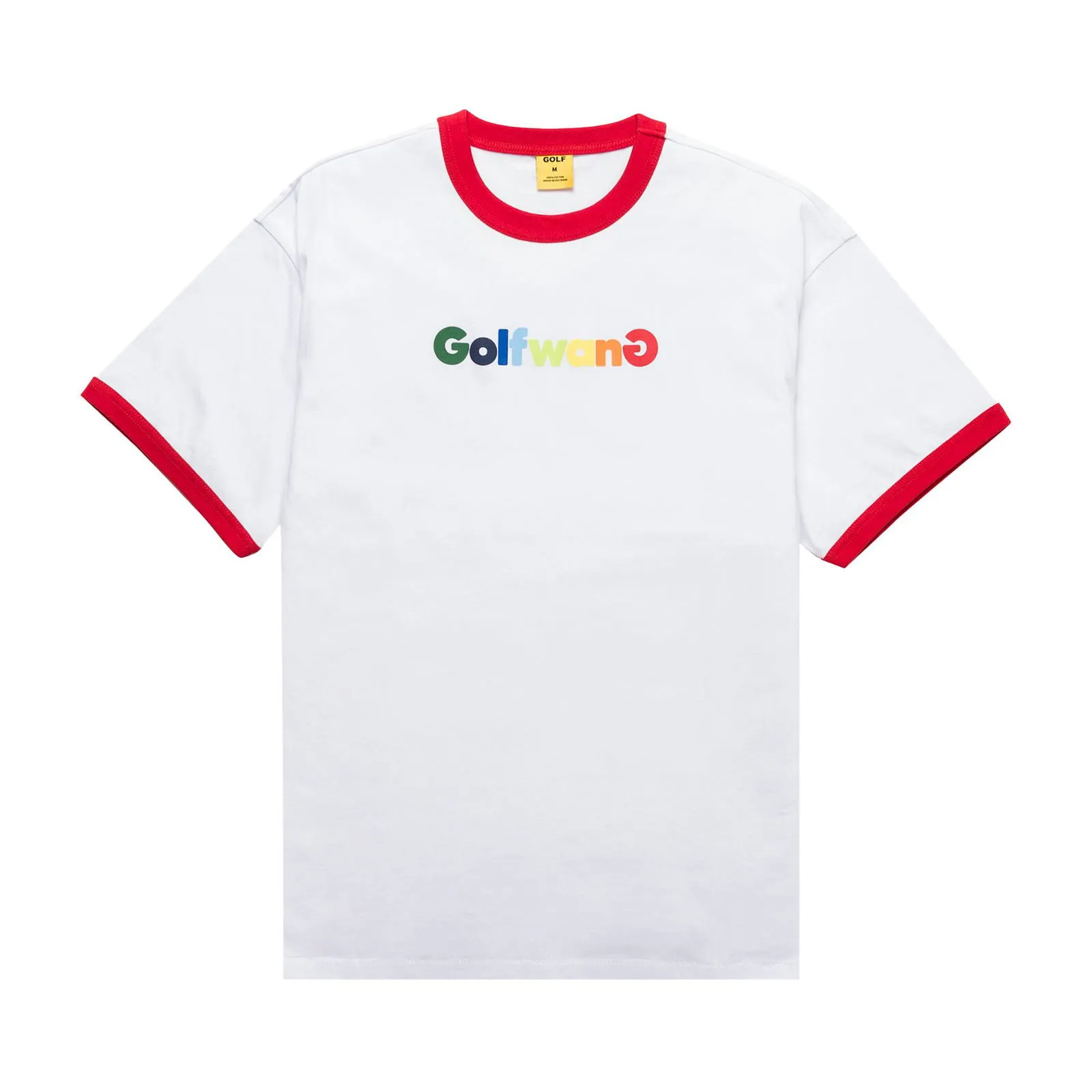 GOLF WANG Happy Logo Ringer Tee