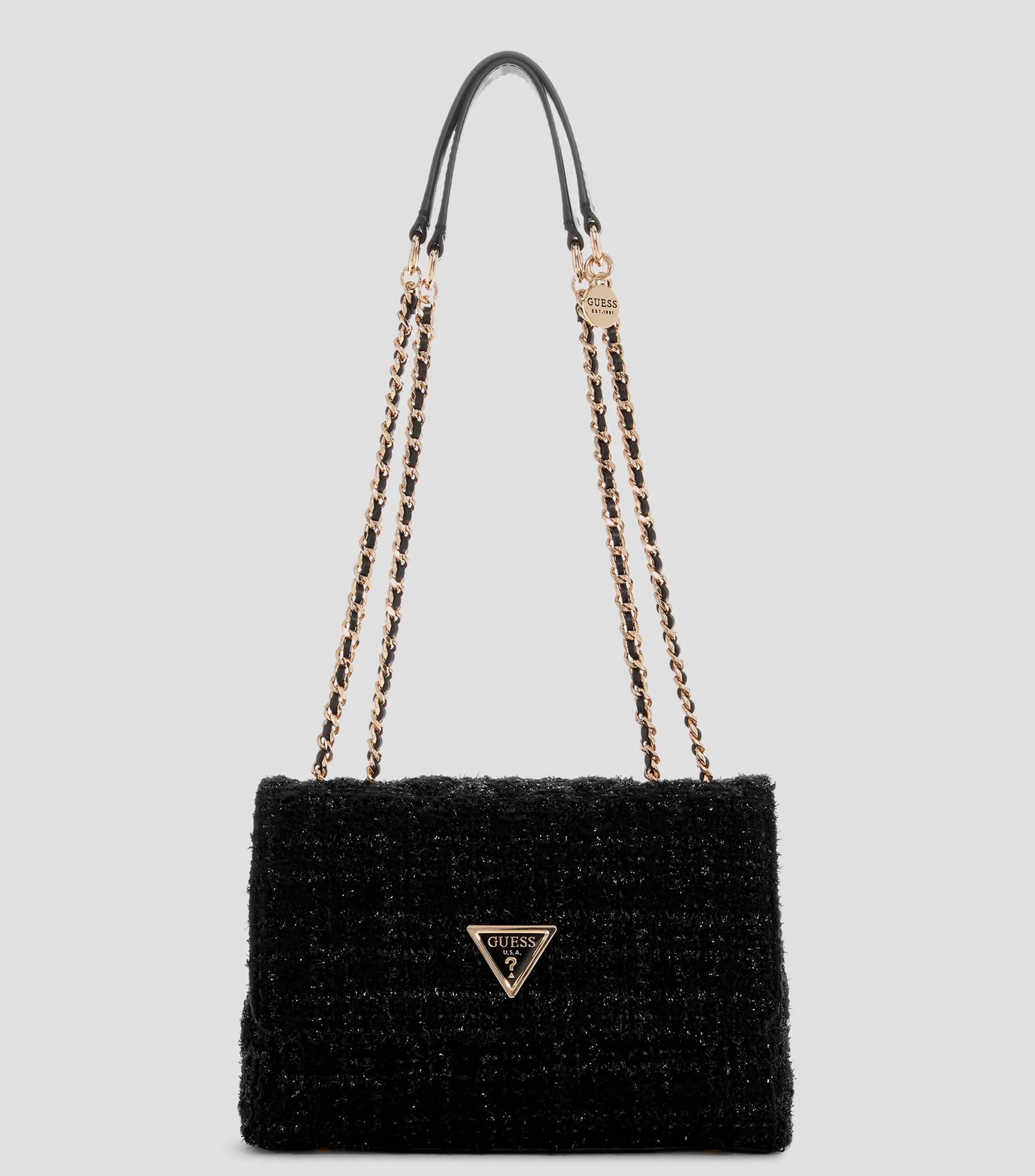 Guess Bolso crossbody negro Giully texturizado Mujer