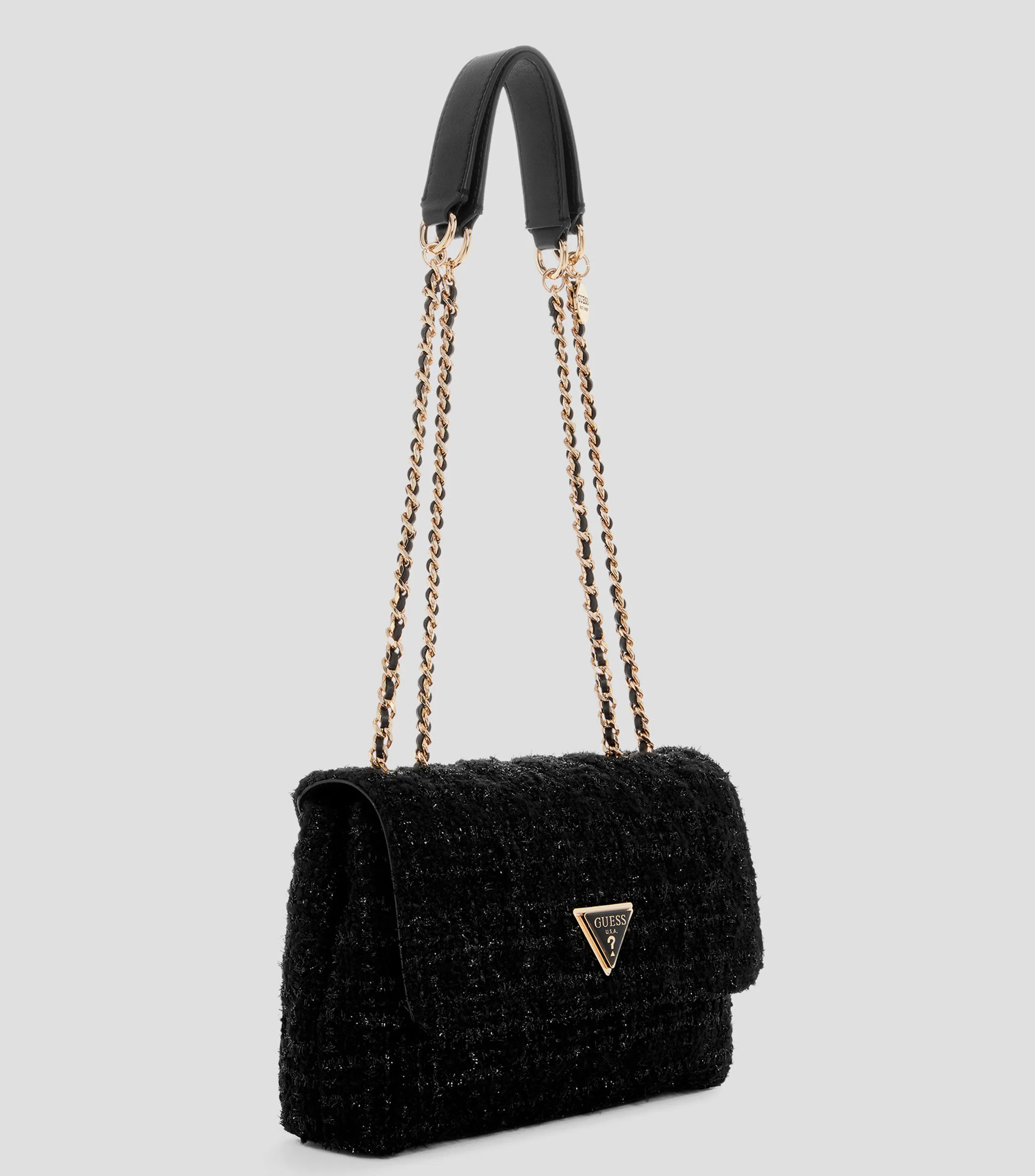 Guess Bolso crossbody negro Giully texturizado Mujer