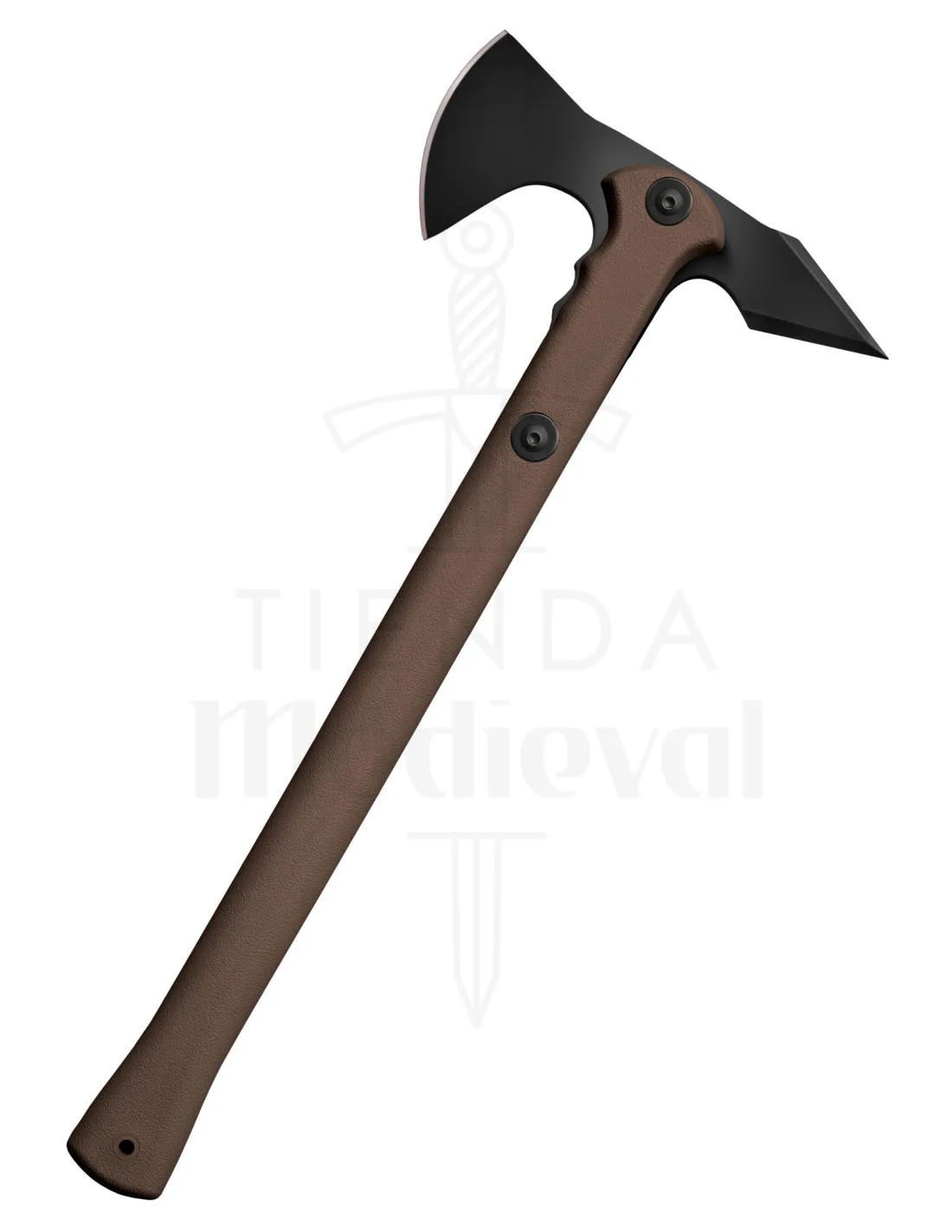 Hacha funcional Cold Steel modelo Trench Hawk, marrón