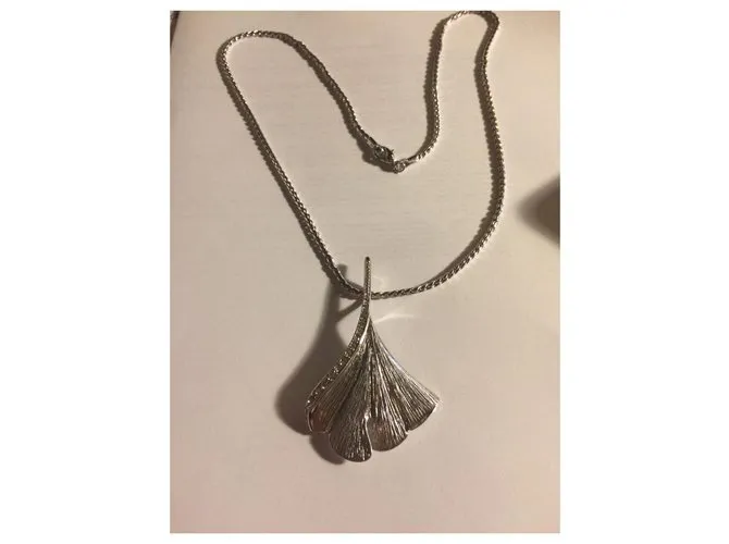 inconnue Collares pendientes Plata 