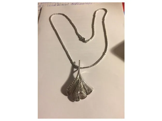 inconnue Collares pendientes Plata 