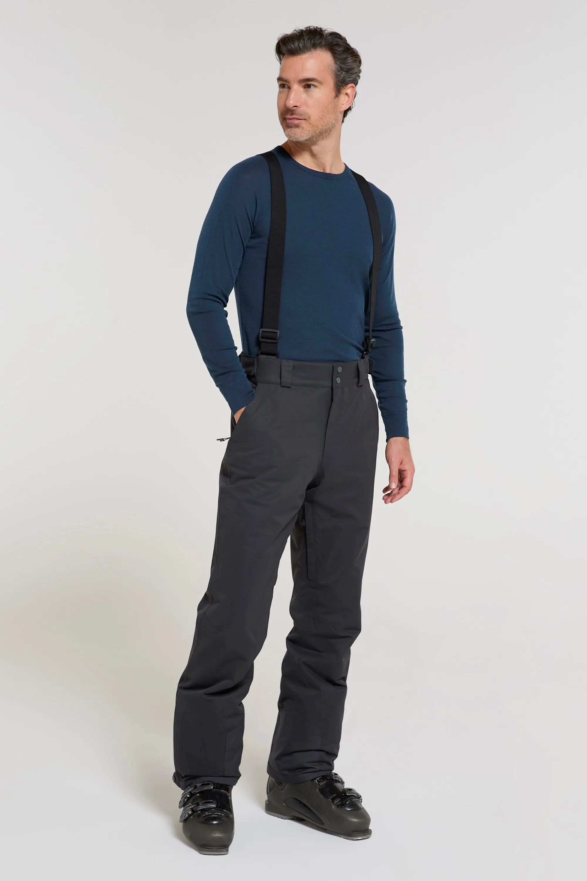 Interstellar pantalones de esquí impermeables para hombre