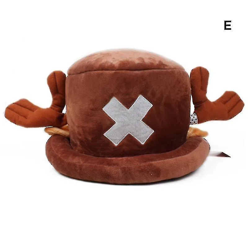 Invierno Felpa Sombrero Cálido Lindo Dibujos Animados Tony Tony Chopper Forma Regalos navideños para mujeres
