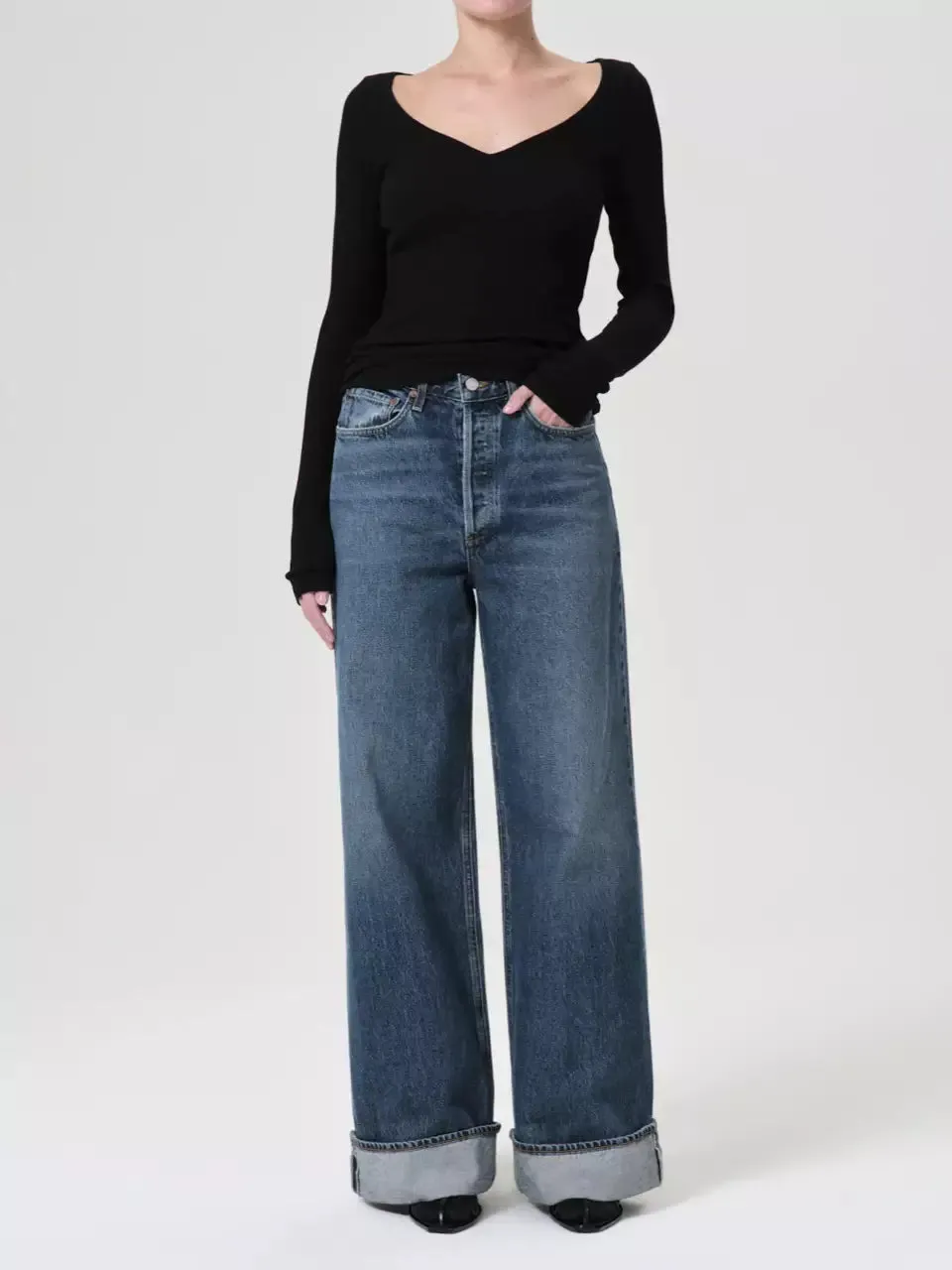Jeans Straght Fit Dame