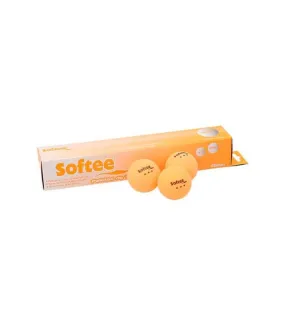 Juego 6 Pelotas Tenis de Mesa 3 Estrellas Naranja