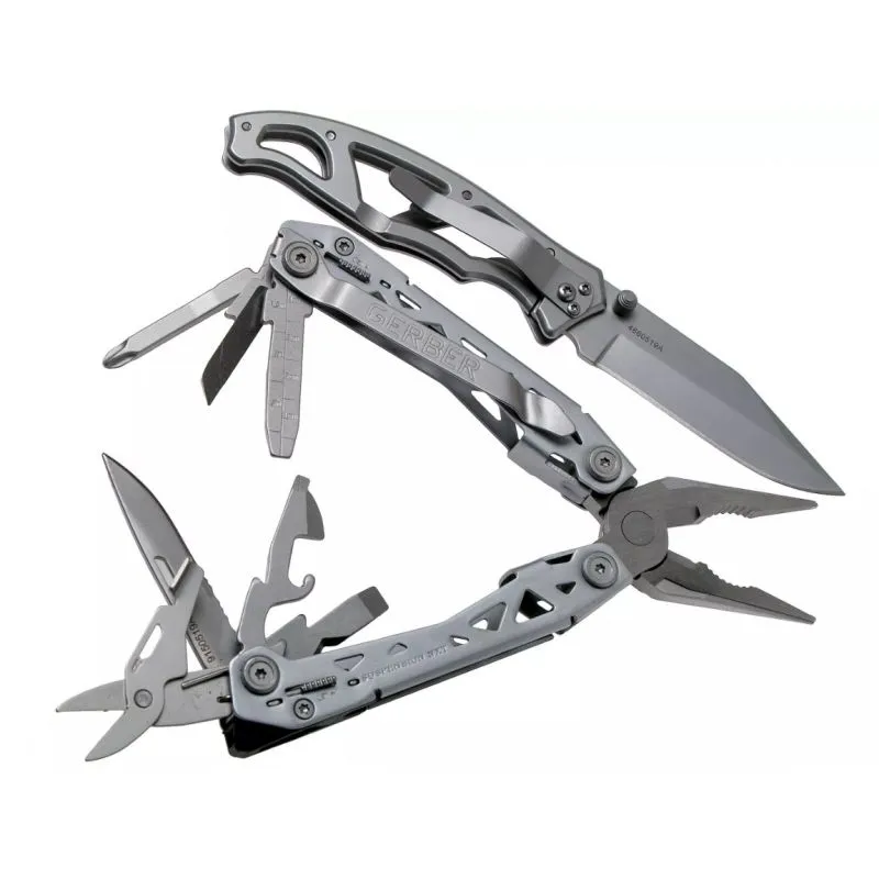 Kit de cuchillas Gerber Suspensión NXT y Mini Paraframe (Gris)