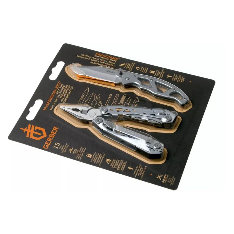 Kit de cuchillas Gerber Suspensión NXT y Mini Paraframe (Gris)