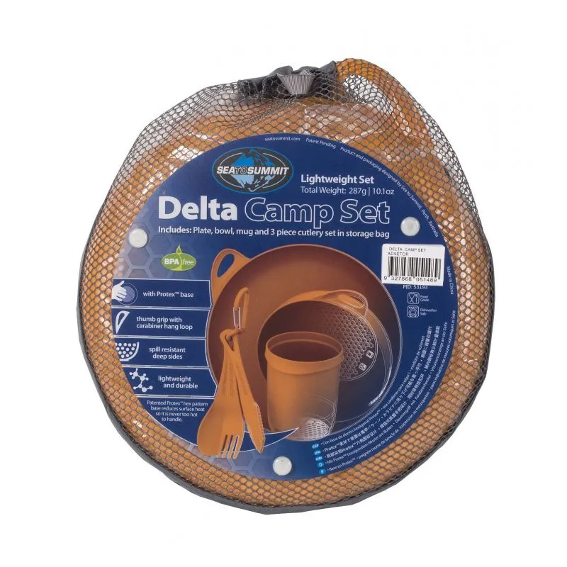 Kit de Delta (cuenco, Plato, Taza, cubiertos) Sea to Summit