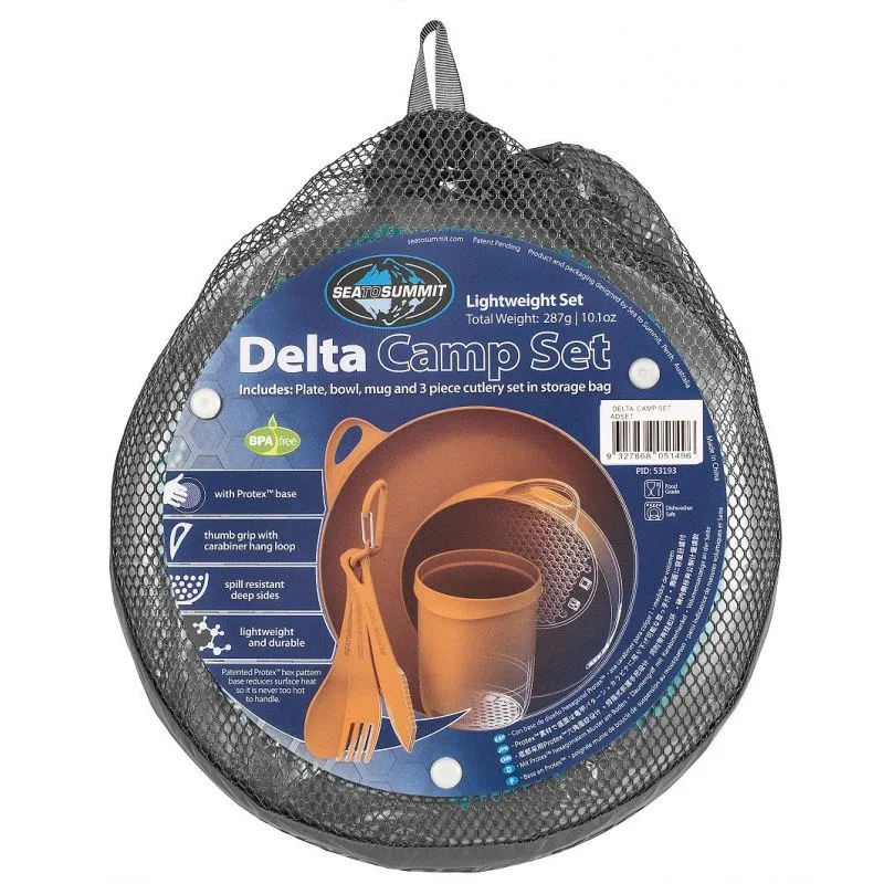 Kit de Delta (cuenco, Plato, Taza, cubiertos) Sea to Summit