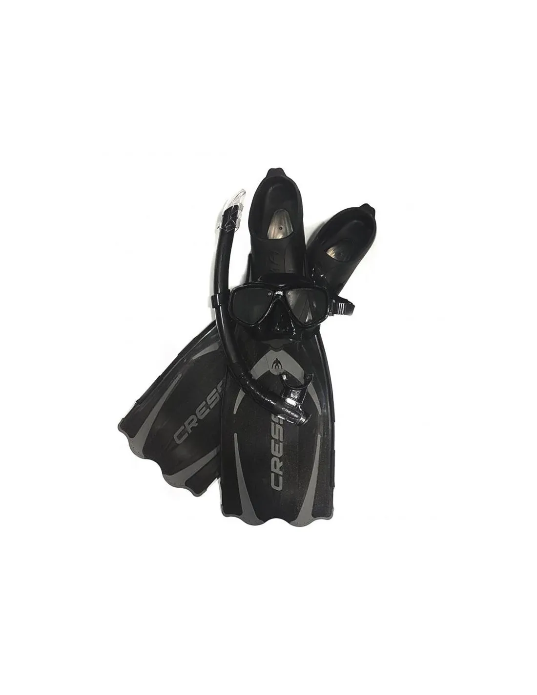 Kit de Natación Cressi Sub Kit Cressi Sub Pluma Negro