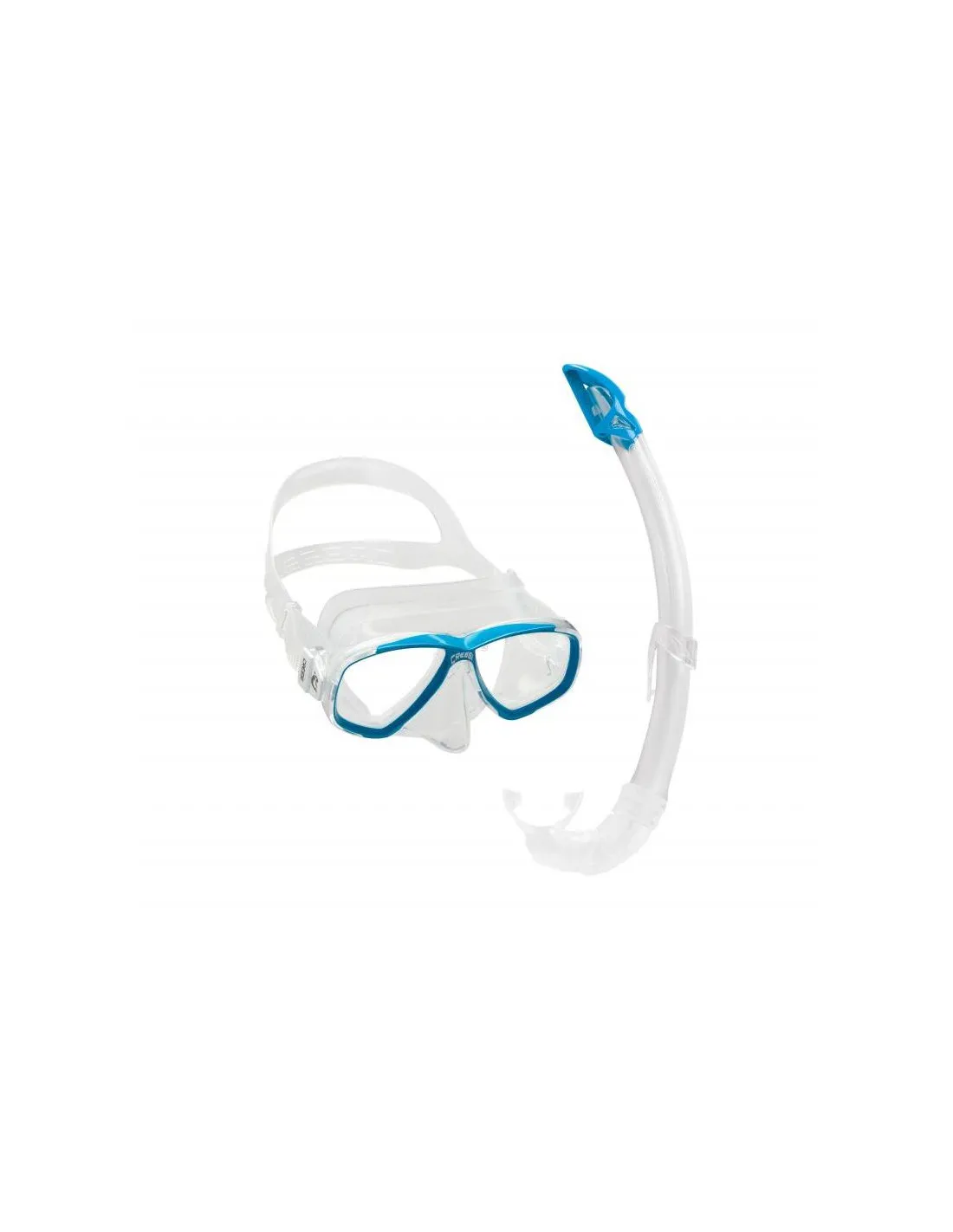 Kit de Natación Cressi Sub PERLA TRANSP.AZUL