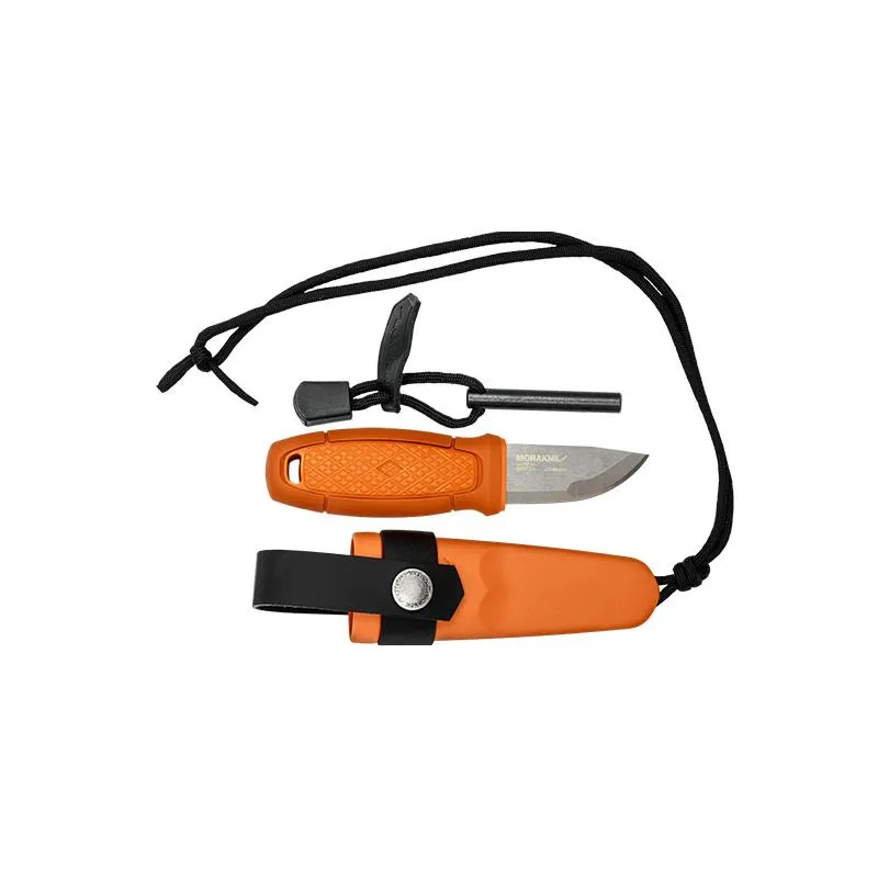 Kit de supervivencia Morakniv Kit Eldris con fuego (Naranja quemado)