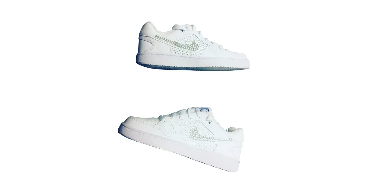 La fuerza de Nike en cuero. Blanco 