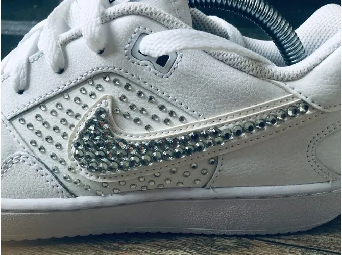 La fuerza de Nike en cuero. Blanco 