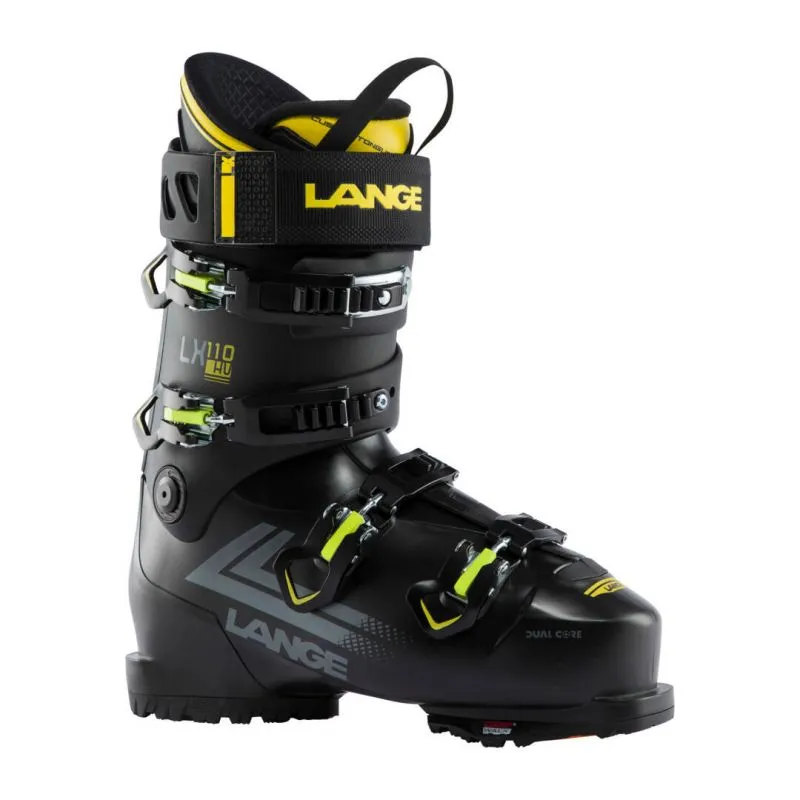 Lange LX 110 HV GW (negro Amarillo) Botas esquí Hombre