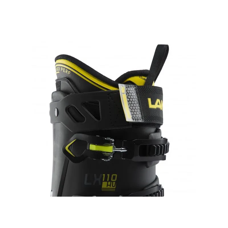 Lange LX 110 HV GW (negro Amarillo) Botas esquí Hombre