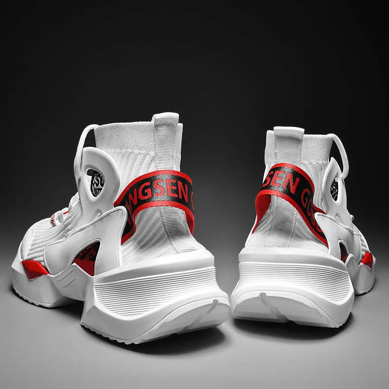 Las cómodas zapatillas deportivas para hombres con flujo de aire mejorado y zapatillas de deporte informal de diseño resistente: