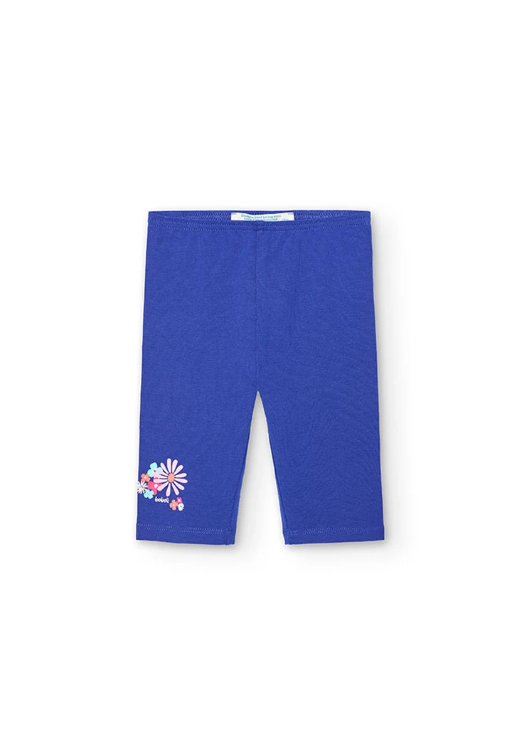 Leggings de punto pirata de bebé niña en lila