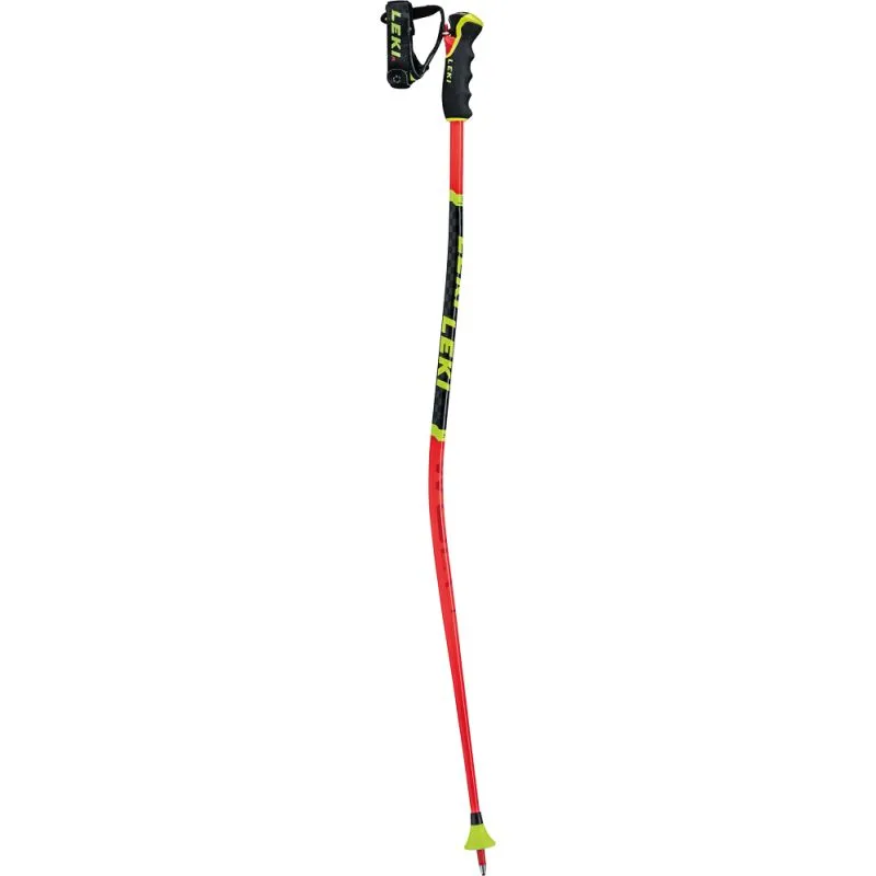 Leki Bastones WCR Lite GS 3D (Rojo brillante/Negro/Amarillo neón)