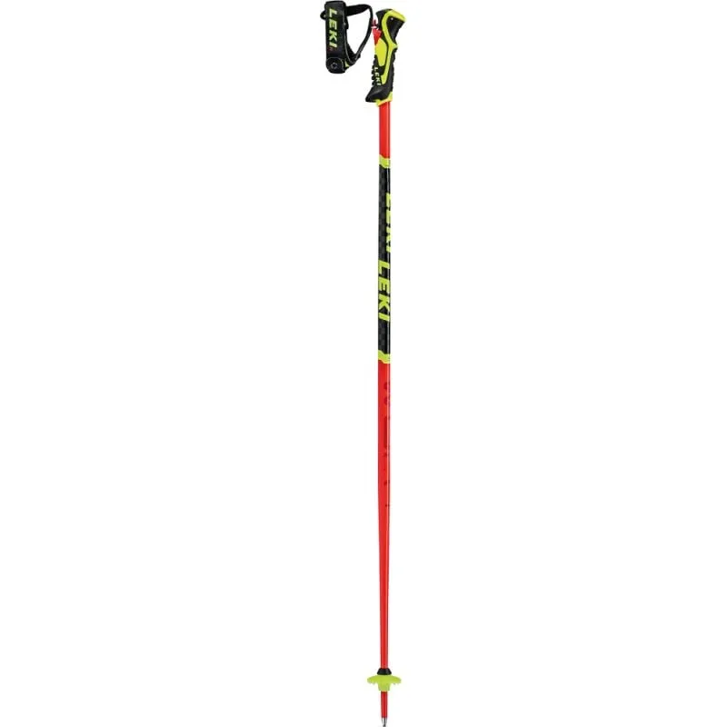 Leki Bastones WCR Lite SL 3D (Rojo brillante/Negro/Amarillo neón)