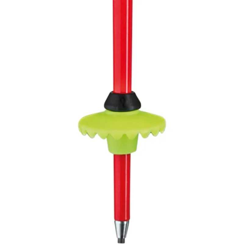Leki Bastones WCR SL 3D (Rojo brillante/Negro/Amarillo neón)