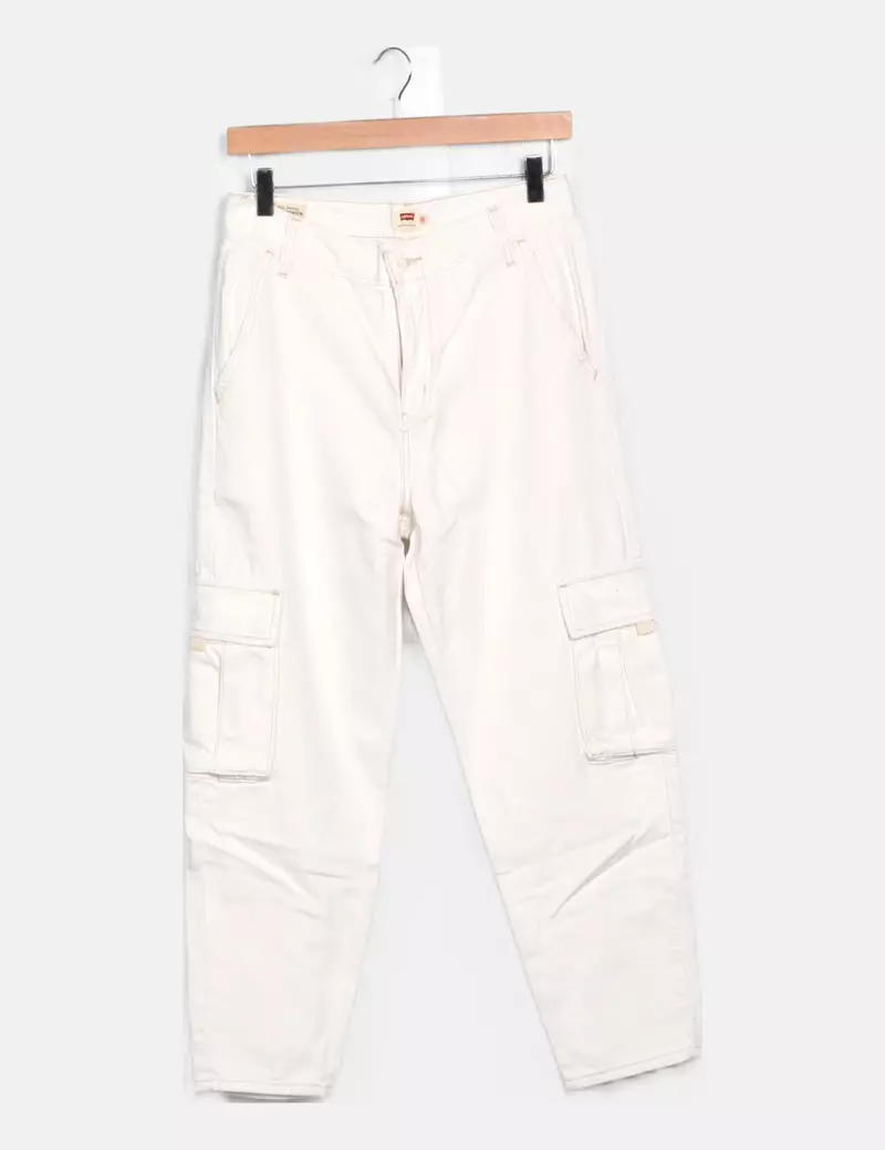 Levi's Pantalón beige denim cargo