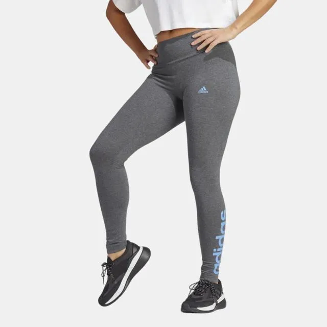Licra Adidas Mujer W Lin Leg Gris