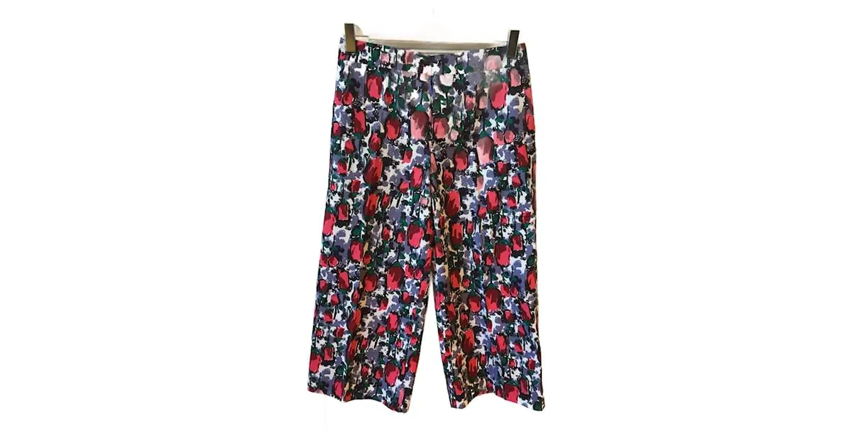 MARNI Pantalón T.ÉL 42 Algodón Multicolor 