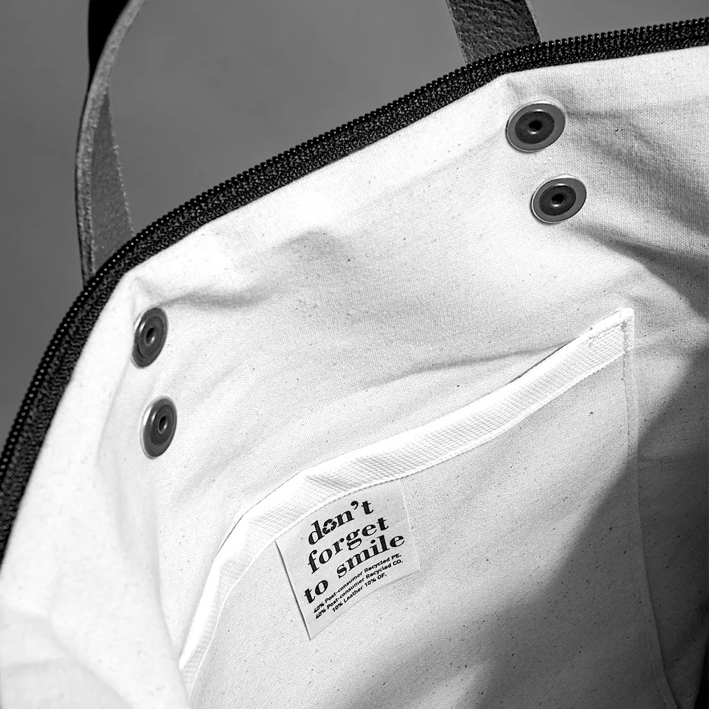 Mochila book holder cuadrada loneta OUTLET