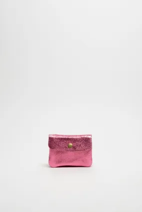 Monedero Nergi De Piel Rosa