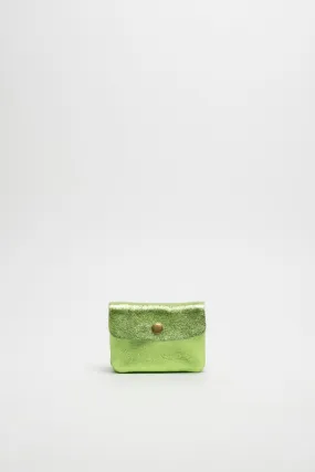Monedero Nergi De Piel Verde