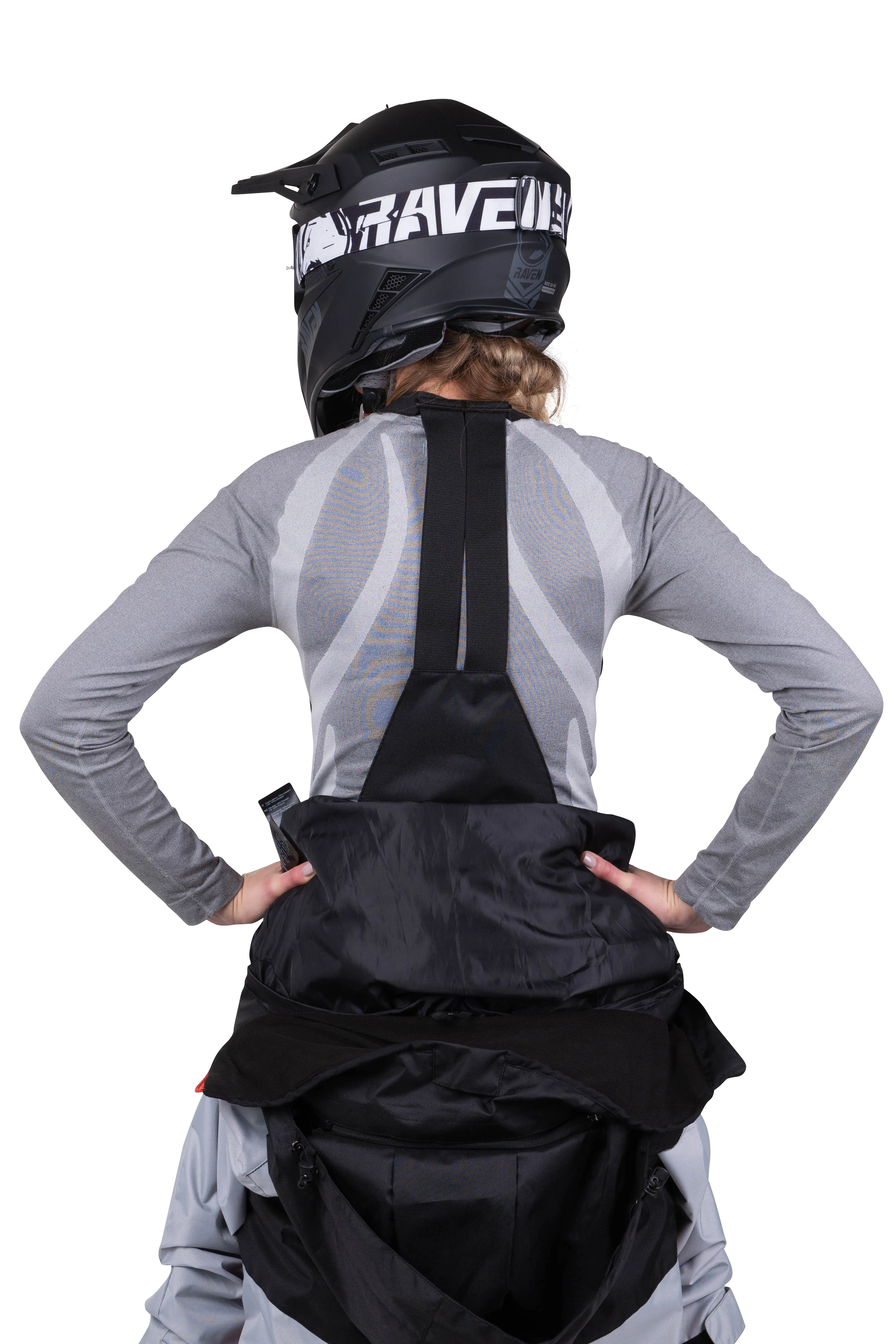 MONO PARA MUJER RAVEN AGGRESSOR NEGROGRISCORAL 
