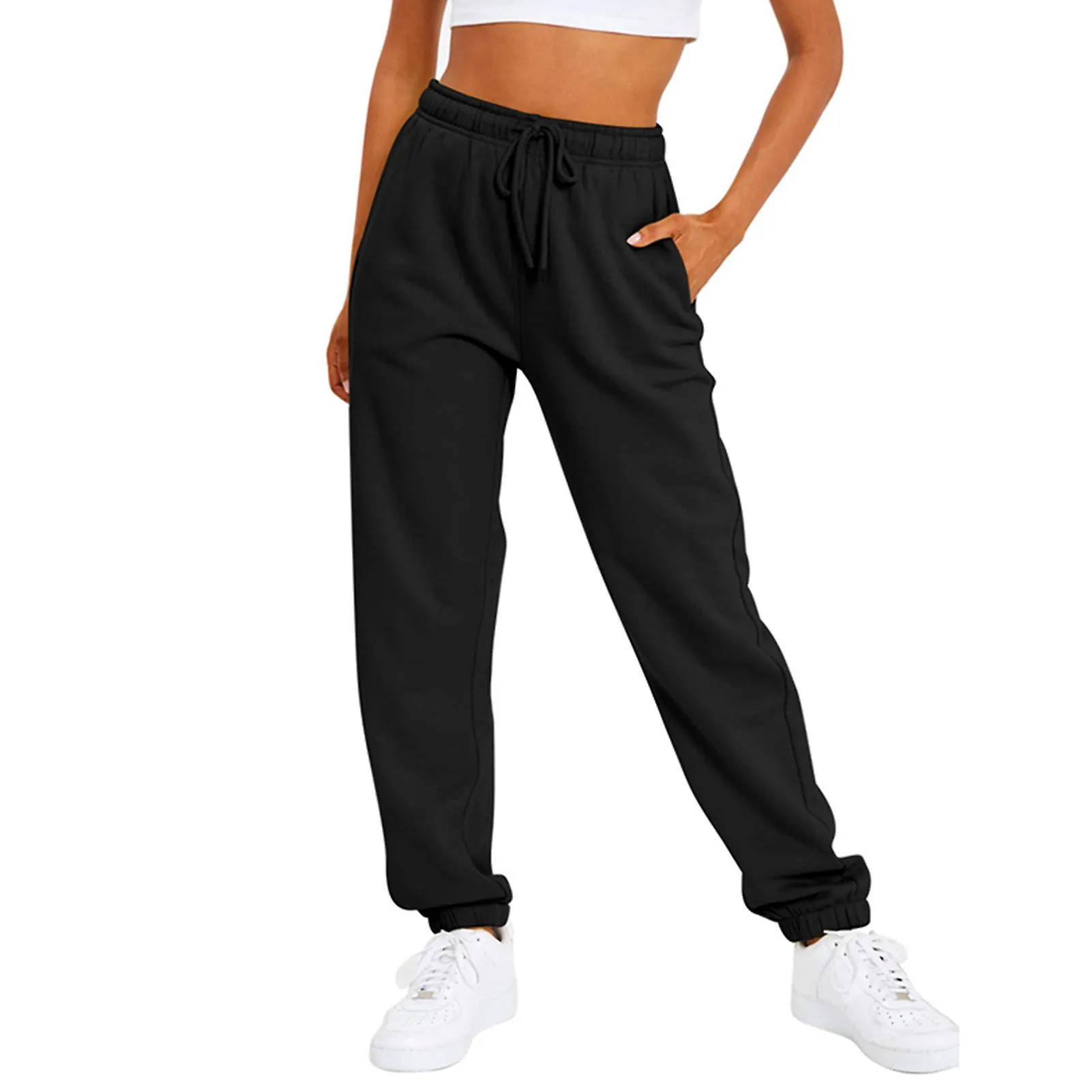 Mujer Solid Color Terylene Slacks Cool And Breathable Slacks Suitable For Formal Daily Party Ball