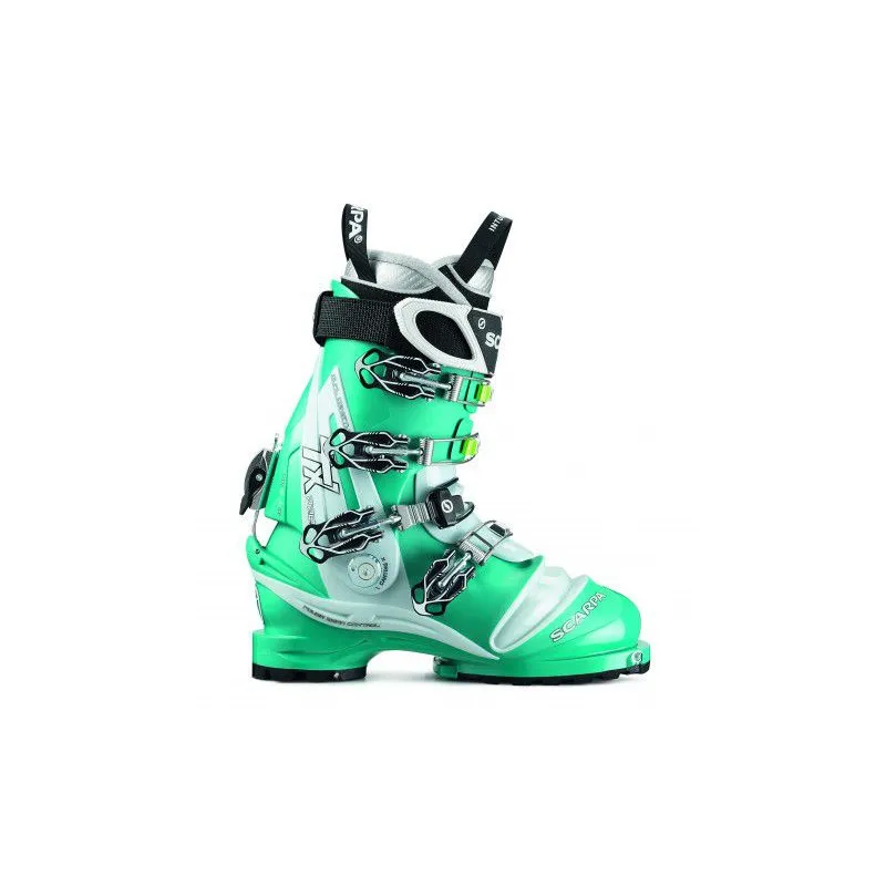 Mujer Telemark TX Pro Scarpa (Esmeralda/Azul hielo)