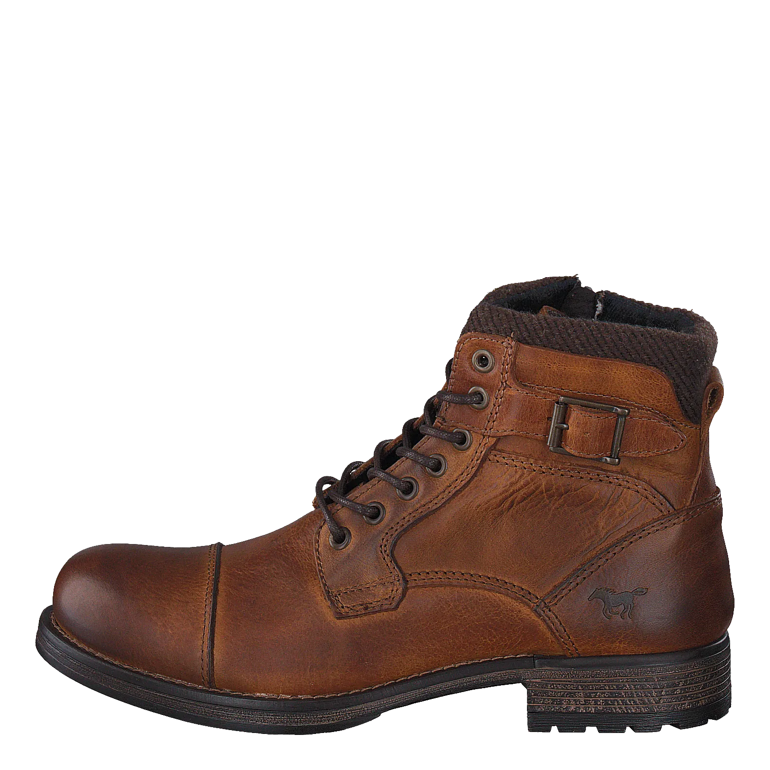 Mustang zapatos 4865506 Men's Ancle Boot Chestnut