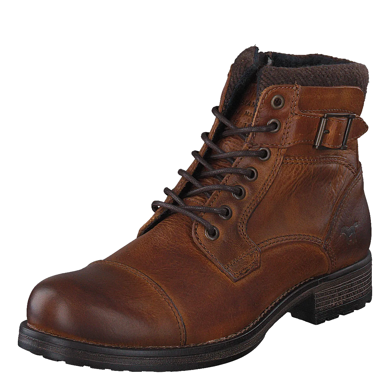 Mustang zapatos 4865506 Men's Ancle Boot Chestnut