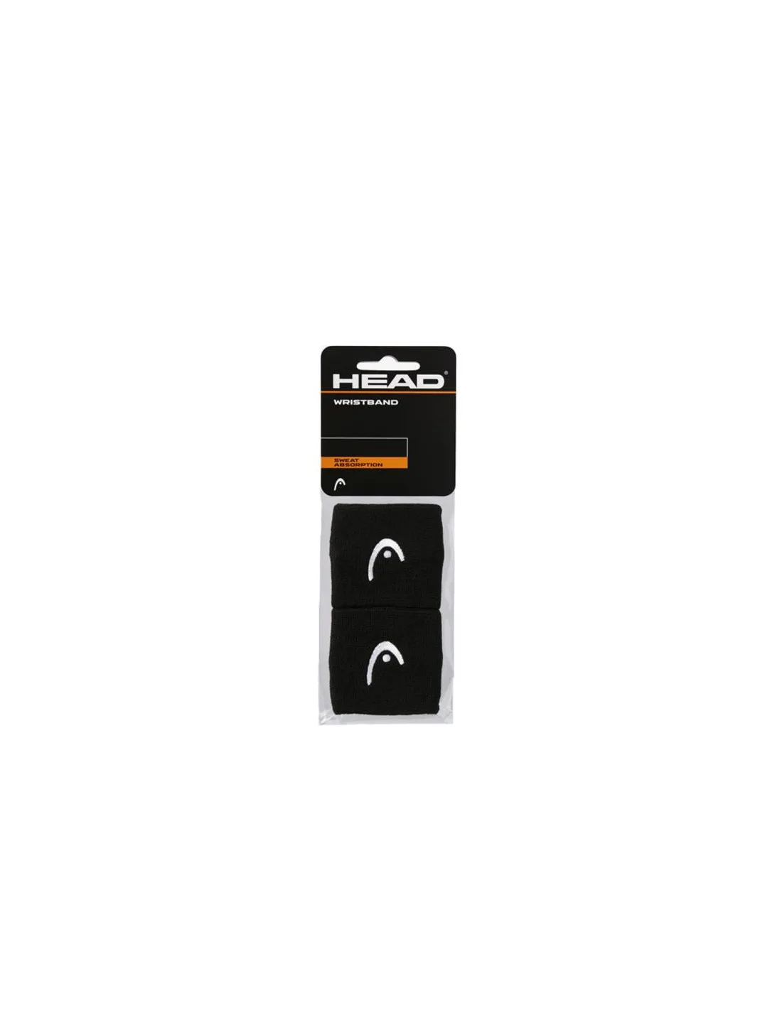 Muñequera de tenis Head Wristband 2.5" Negro